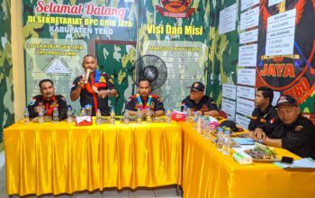 Grib DPC Tebo Serah Terima Mandat Ketua Lama Musliadi ke Ketua Baru Zainal Abidin 