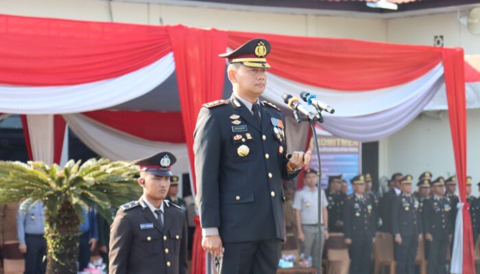 Polri Untuk Masyarakat, Kapolres Tebo Pimpin Upacara Hari Bhayangkara Ke-79