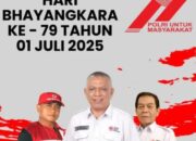 Ketua PMI Bukittinggi Hadiri Hari Bhayangkara ke-79, Tegaskan Dukung Polri Humanis dan Melayani