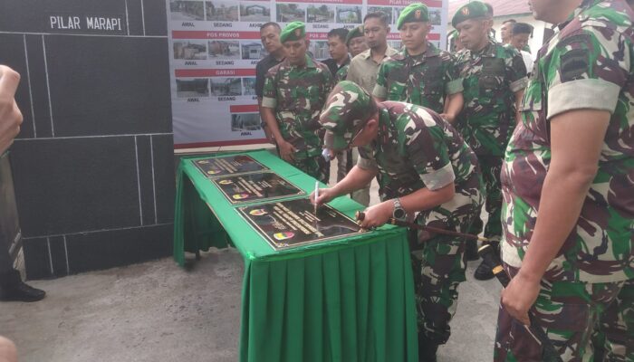 Korem 032/Wira Braja Resmikan Tiga Fasilitas Strategis di Kodim 0304/Agam: Modern, Fungsional, dan Lebih Dekat ke Rakyat!