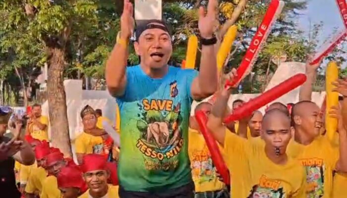 Kapolda Riau Tampil di CFD, Pacu Jalur Mendarat Keren di Tengah Kota Pekanbaru!