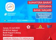 Bank Nagari Gelar Donor Darah Bersama PMI di Bukittinggi, Ajak Masyarakat Peduli Sesama