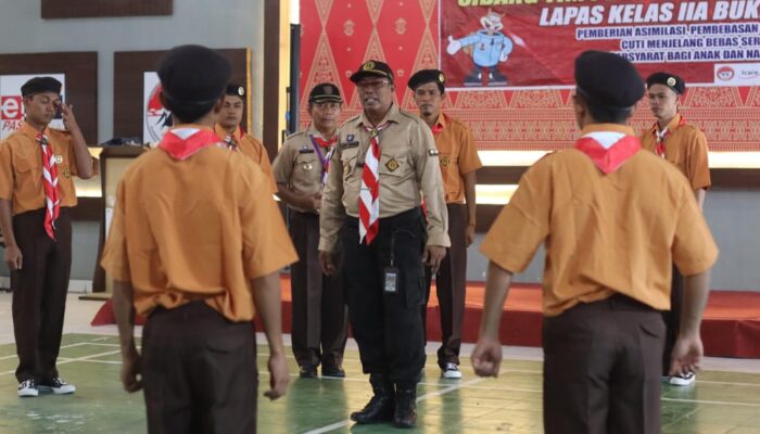 Didik Karakter, Bangun Jiwa: Pramuka Jadi Jalan Pembinaan Warga Binaan di Lapas Bukittinggi Sumbar