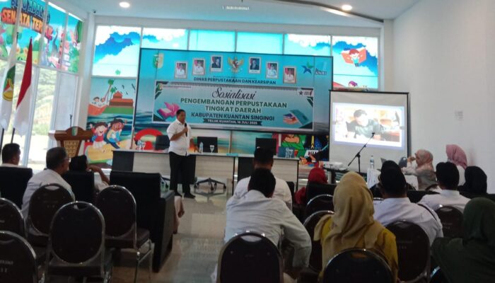 Dinas Perpustakaan Kuansing Riau Dorong Transformasi Perpustakaan Desa Lewat Sosialisasi 2025