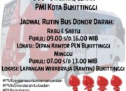 PMI Bukittinggi Gelar Donor Darah Rutin Lewat Bus UDD “Syahrial Leman”