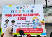 Gebyar Hari Anak Nasional: Ribuan Anak KB dan TK “Mewarnai” Dharmasraya dengan Tawa