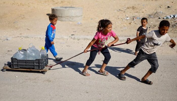 Tragis! Rudal Israel Tewaskan Anak-anak Gaza Saat Ambil Air di Kamp Pengungsi