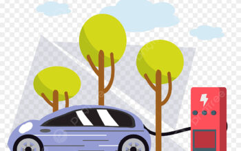 pngtree electric car concept illustration charging anywhere png image 6652481