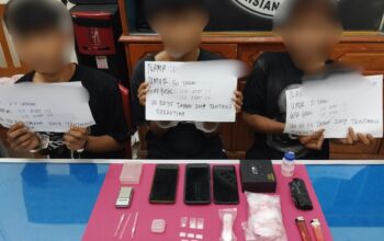 Polres Tebo Berhasi Ungkap Dua Kasus Penyalahgunaan Narkotika, Amankan 5 Pelaku dan Barang Bukti Sabu