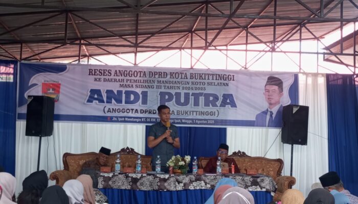 Andi Putra: Warga Bukittinggi Butuh Tanggul, Bukan Janji Kosong!