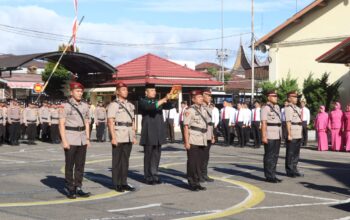 Pengabdian dan Tanggung Jawab, Kapolresta Bukittinggi Kukuhkan Sejumlah Kasat