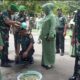 Penyiraman Bunga Warnai Kenaikan Pangkat Prajurit Kodim 0304/Agam