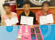 Satresnarkoba Polres Tebo Gerebek Pondok Sawit, Tiga Pelaku Ditangkap Bersama 24 Paket Sabu Siap Edar