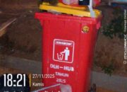 Distribusi Tong Sampah oleh DLH Tebo Tidak Diimbangi Pengangkutan Rutin