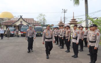 Polres Tanjung Jabung Barat Gelar Apel Pasukan Ops Keselamatan Tahun 2026