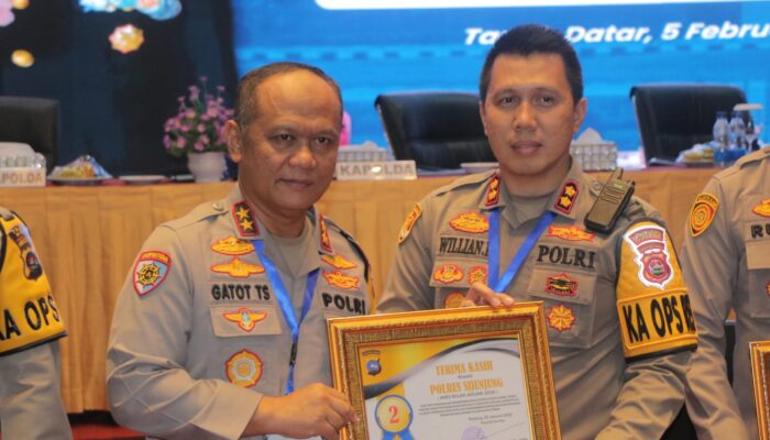 Prestasi Membanggakan! Polres Sijunjung Peringkat 2 Terbaik dari 19 Polres se-Sumbar