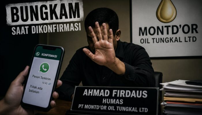 Bungkam ke Media, PT Montd’or Oil Diduga Diam-Diam Bidik Jalan TMMD Tebo