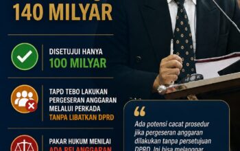 Pinjaman Pemda Tebo ke PT SMI Susut, Pakar Hukum UNJA Ingatkan Potensi Cacat Prosedur