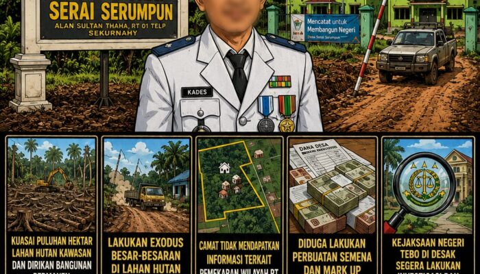 Kades Bukit Pamuatan Tebo Diduga lakukan Exodus Besar Besaran Secara Ilegal
