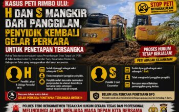 H dan S Bakal Ditetapkan Sebagai Tersangka Kasus PETI Sumber Sari Setelah Gelar Perkara Kedua