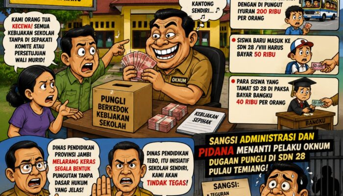 VIRAL Dugaan Pungli di SDN 28/ VIII Pulau Temiang,Tebo ulu