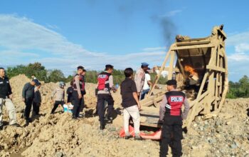 Usai Sisir Batang Kuantan dan Batang Palangki, Tim Gabungan Lanjut Tertibkan PETI di Batang Ombilin
