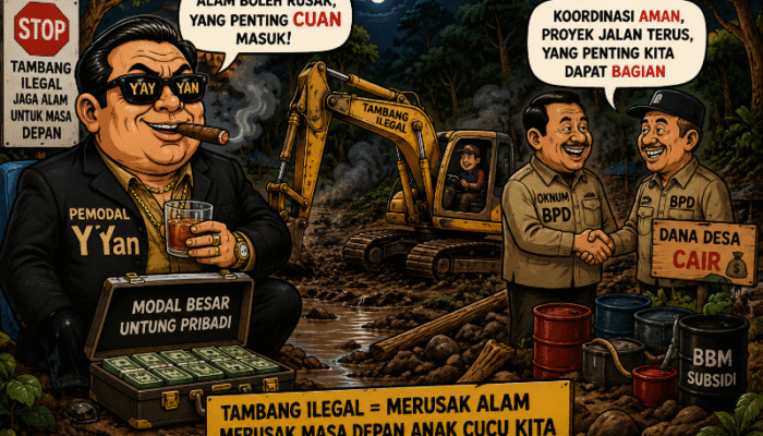 Bos Tambang Ilegal Inisial YYAN Bebas Beroperasi Di Ex Trans Singingi, Masyarakat Minta Kapolres Kuansing Turun Langsung
