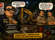 Diduga Dikendalikan Pemodal Berinisial YYAN, Aktivitas PETI di Singingi Rusak Kebun Sawit dan Ancam Lingkungan