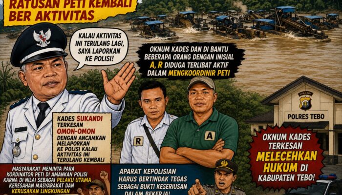 Sempat Dirazia, Ratusan Tambang Emas Ilegal di Teluk Langkap Kembali Beroperasi: Pernyataan Kades Dinilai Omong Kosong