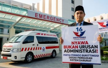 Ambulans Standby tapi Pasien Pakai Mobil Masjid, Perindo Bukittinggi Desak RSUD Rombak Sistem Darurat