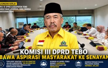 Komisi III DPRD Tebo Bergerak ke Pusat, Perjuangkan Dukungan Perbaikan Jalan Rusak di Tebo