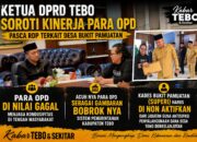 Ketua DPRD Tebo Soroti Para OPD Yang Acuh Terhadap Hasil RDP Polemik Desa Bukit Pamuatan
